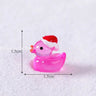 Xmas Resin Ducks | Luminous Tiny Ducks | Glow in the Dark Figures - FLUFFI