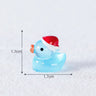 Xmas Resin Ducks | Luminous Tiny Ducks | Glow in the Dark Figures - FLUFFI