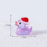 Xmas Resin Ducks | Luminous Tiny Ducks | Glow in the Dark Figures - FLUFFI