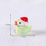 Xmas Resin Ducks | Luminous Tiny Ducks | Glow in the Dark Figures - FLUFFI