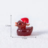 Xmas Resin Ducks | Luminous Tiny Ducks | Glow in the Dark Figures - FLUFFI