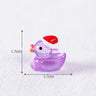 Xmas Resin Ducks | Luminous Tiny Ducks | Glow in the Dark Figures - FLUFFI