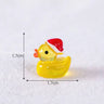 Xmas Resin Ducks | Luminous Tiny Ducks | Glow in the Dark Figures - FLUFFI