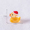 Xmas Resin Ducks | Luminous Tiny Ducks | Glow in the Dark Figures - FLUFFI