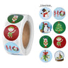 Xmas Stickers Rolls | Bag Sealing Sticker | Tree - Elk - Candy - FLUFFI