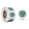 Xmas Stickers Rolls | Bag Sealing Sticker | Tree - Elk - Candy - FLUFFI