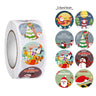 Xmas Stickers Rolls | Bag Sealing Sticker | Tree - Elk - Candy - FLUFFI