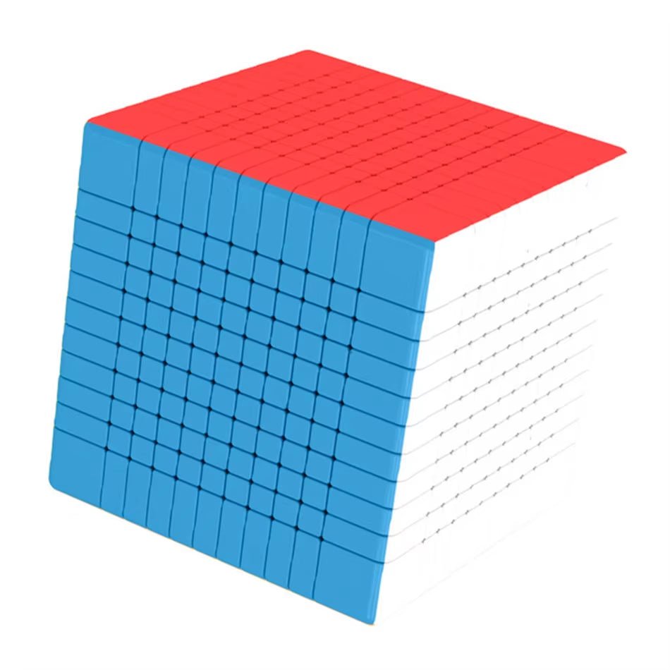 11X11 Cube MOYU Cubing Classroom Meilong 11X11 Magic Cube Stickerless Plastic 11 Layer Puzzle Speed Magic Cube TOYS Brain Teaser - FLUFFI