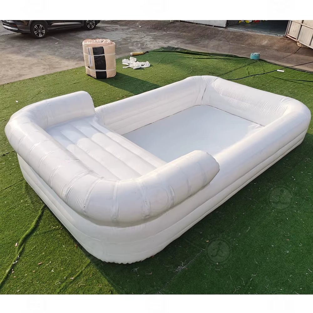 16Ft - 5M Large Family Party Outdoor Inflatable Sofa Pool Two in One Sofa & Pool Luxury Lounge Chair Swimming Pool for Kid Adults - FLUFFI
