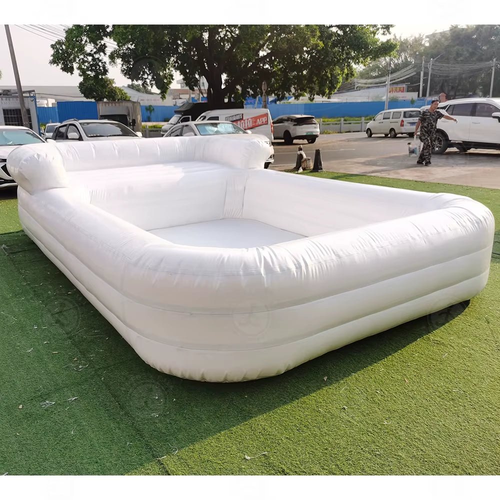 16Ft - 5M Large Family Party Outdoor Inflatable Sofa Pool Two in One Sofa & Pool Luxury Lounge Chair Swimming Pool for Kid Adults - FLUFFI