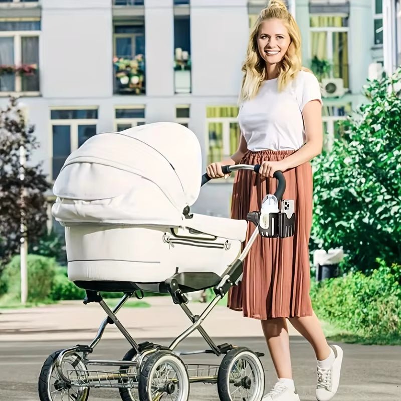 2 - In - 1 Universal Stroller - Water Cup Holder x Phone Holder - Universal Bottle Holder - FLUFFI