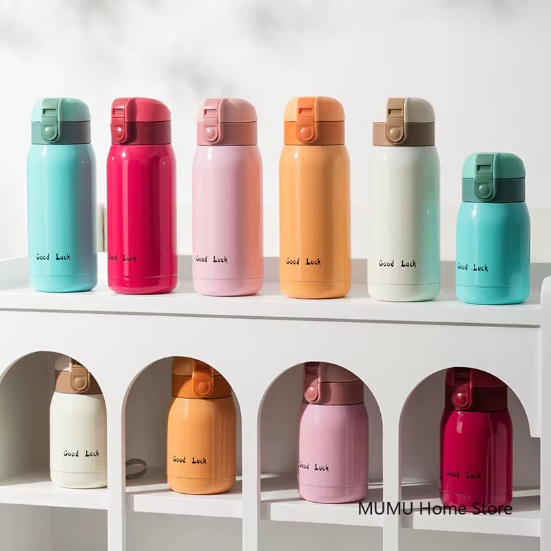 200ML/350ML Mini Thermos Cup Vacuum Flask Stainless Steel Pocket Cup Travel Thermal Coffee Mug Insulated Cup Sport Water Bottle - FLUFFI