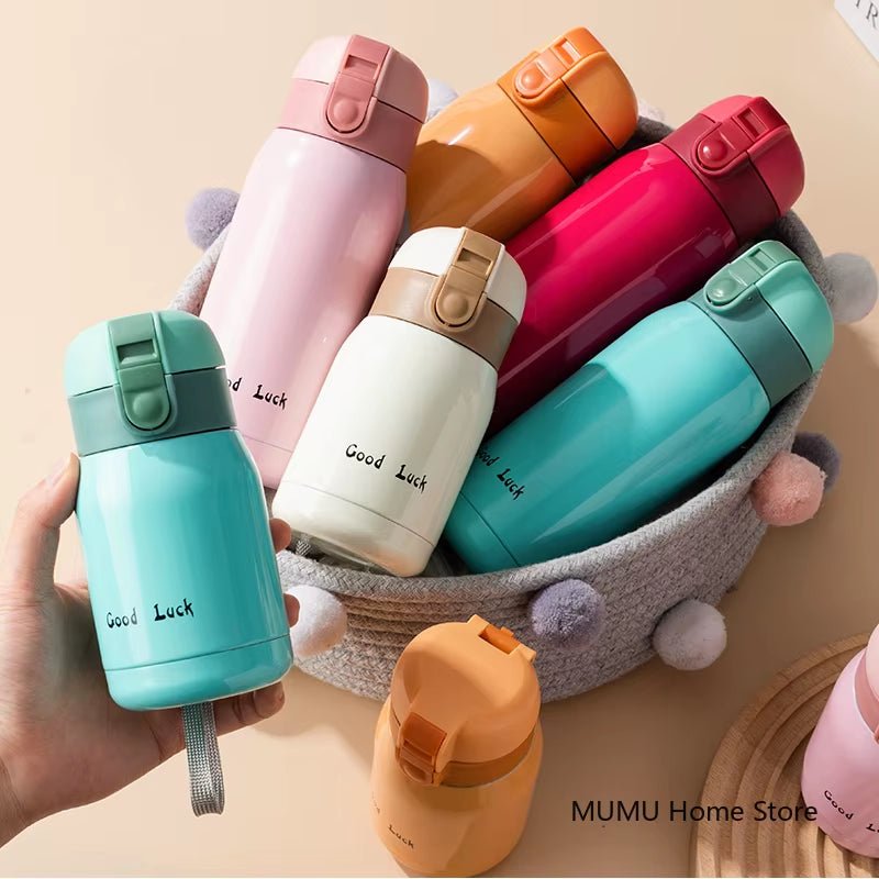 200ML/350ML Mini Thermos Cup Vacuum Flask Stainless Steel Pocket Cup Travel Thermal Coffee Mug Insulated Cup Sport Water Bottle - FLUFFI