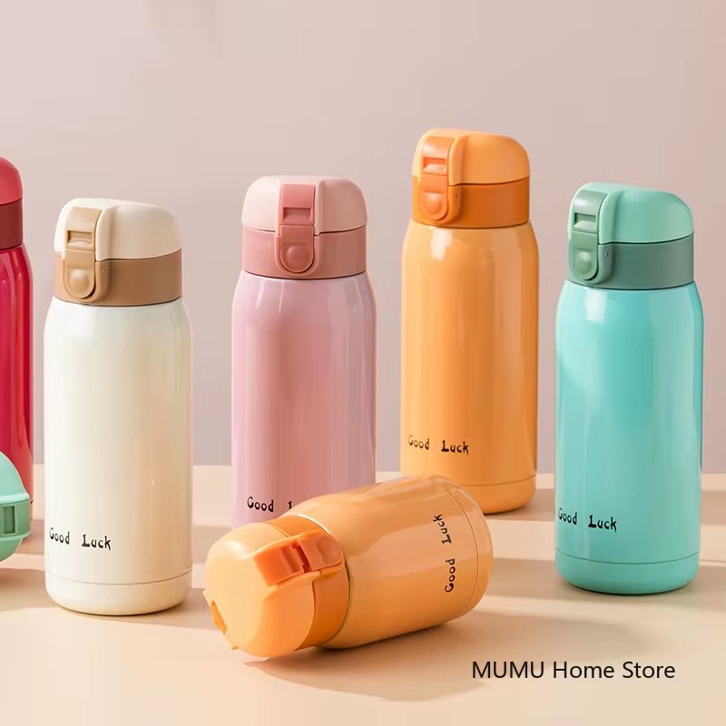 200ML/350ML Mini Thermos Cup Vacuum Flask Stainless Steel Pocket Cup Travel Thermal Coffee Mug Insulated Cup Sport Water Bottle - FLUFFI