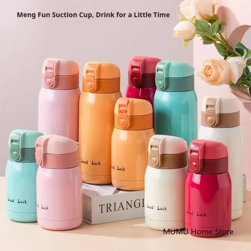 200ML/350ML Mini Thermos Cup Vacuum Flask Stainless Steel Pocket Cup Travel Thermal Coffee Mug Insulated Cup Sport Water Bottle - FLUFFI