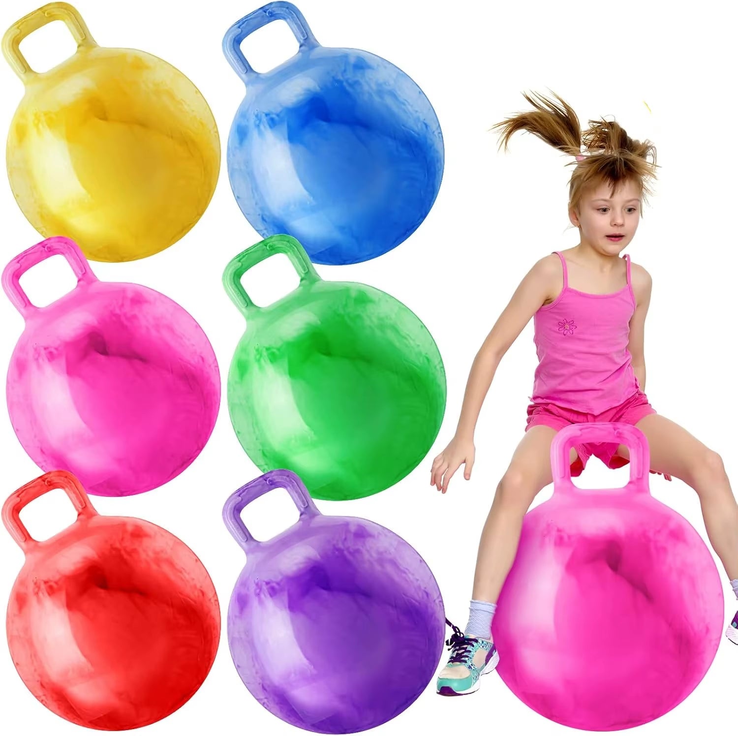 22" Hopper Ball - Exercise with a Bounce - FLUFFI