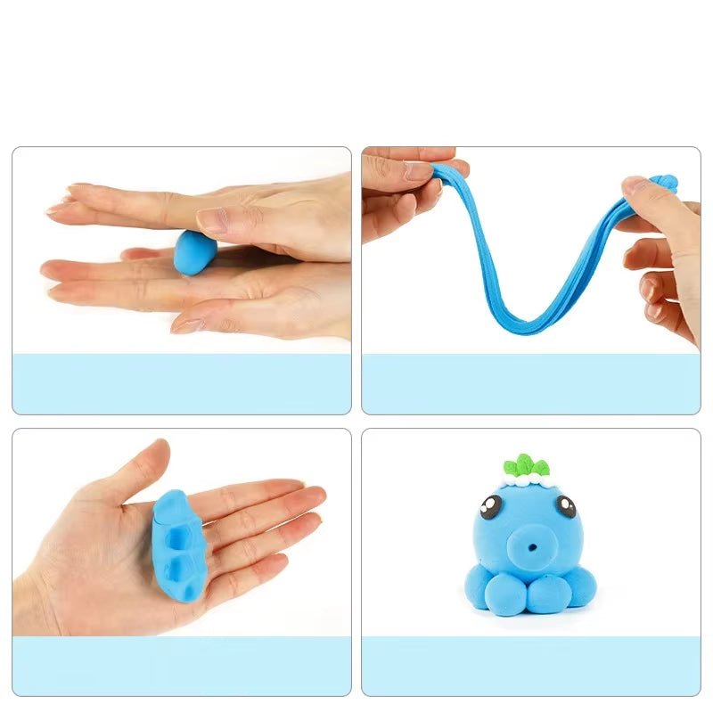 36 Color Super Light Clay Air Dry Polymer Modelling Clay with 3 Tools Soft Creative Educational Slime DIY Toys for Kids Gifts - FLUFFI