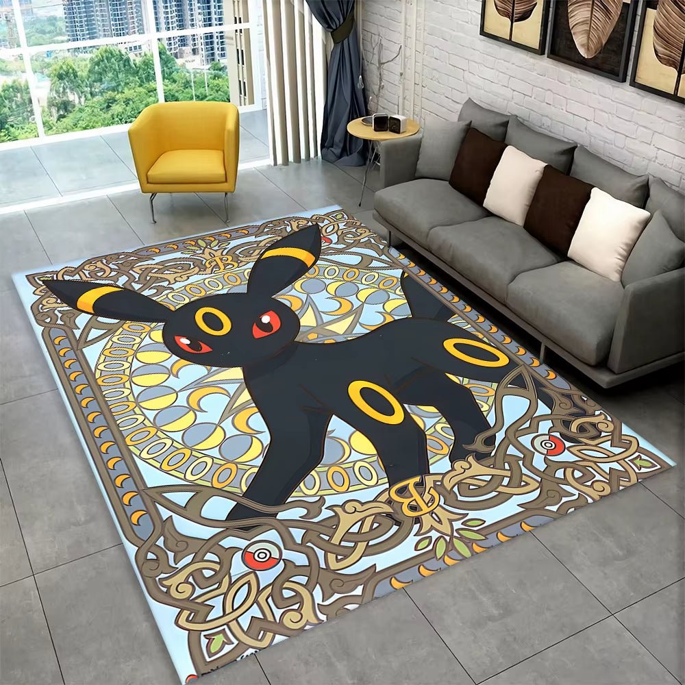3D Cute Pokemon Cartoon Carpet Rug for Home Living Room Bedroom Sofa Doormat Decor,Child Play Area Rug Non - Slip Floor Mat Gift - FLUFFI