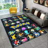 3D Cute Pokemon Cartoon Carpet Rug for Home Living Room Bedroom Sofa Doormat Decor,Child Play Area Rug Non - Slip Floor Mat Gift - FLUFFI