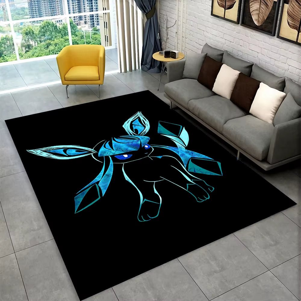 3D Cute Pokemon Cartoon Carpet Rug for Home Living Room Bedroom Sofa Doormat Decor,Child Play Area Rug Non - Slip Floor Mat Gift - FLUFFI