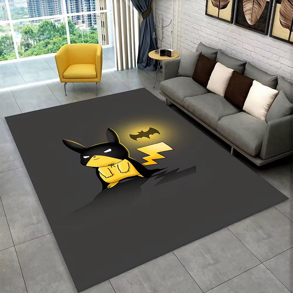 3D Cute Pokemon Cartoon Carpet Rug for Home Living Room Bedroom Sofa Doormat Decor,Child Play Area Rug Non - Slip Floor Mat Gift - FLUFFI