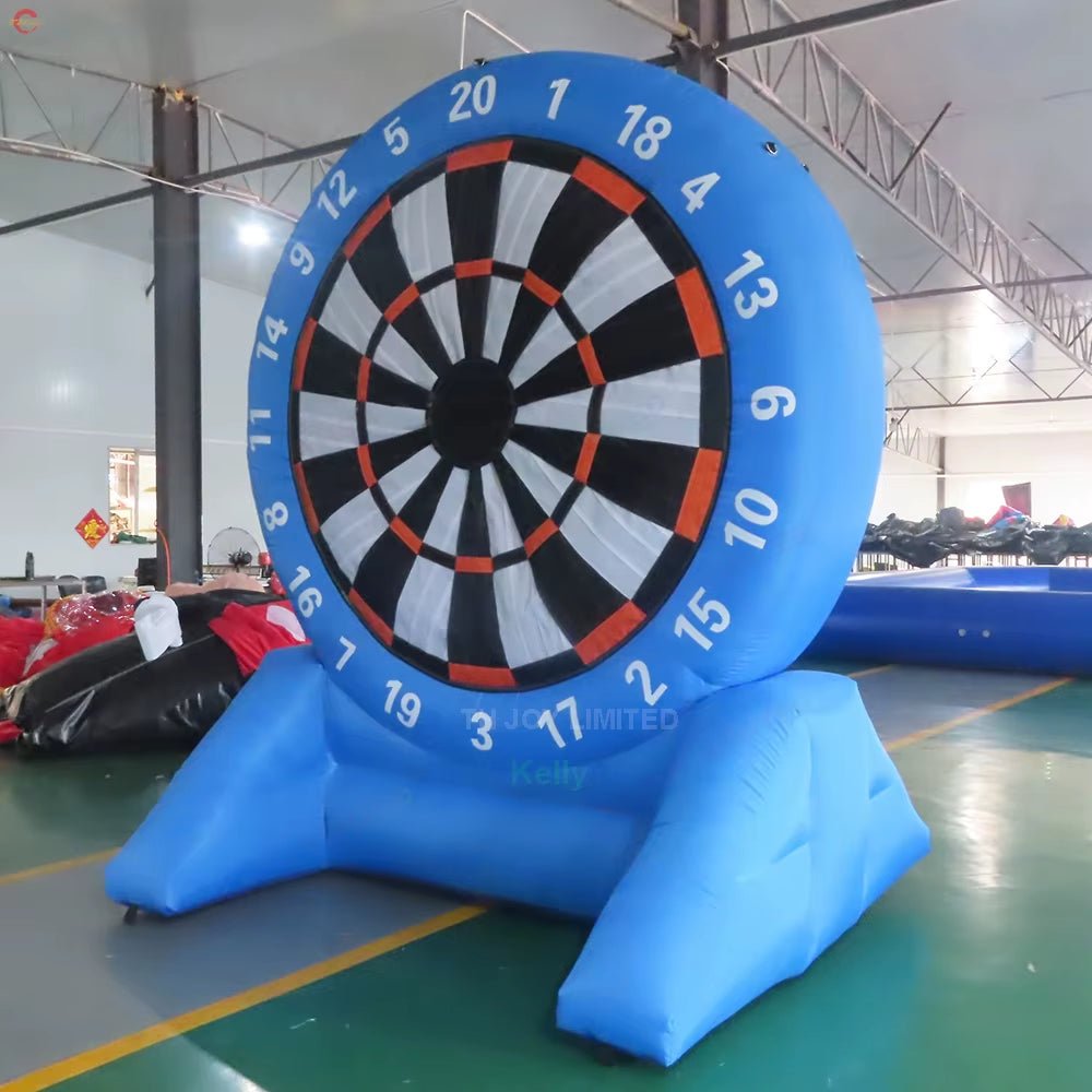 3M - 10Ft Oxford Inflatable Dart Board wi LED Lighting Golf Dart Toss Carnival Games for Sale - FLUFFI