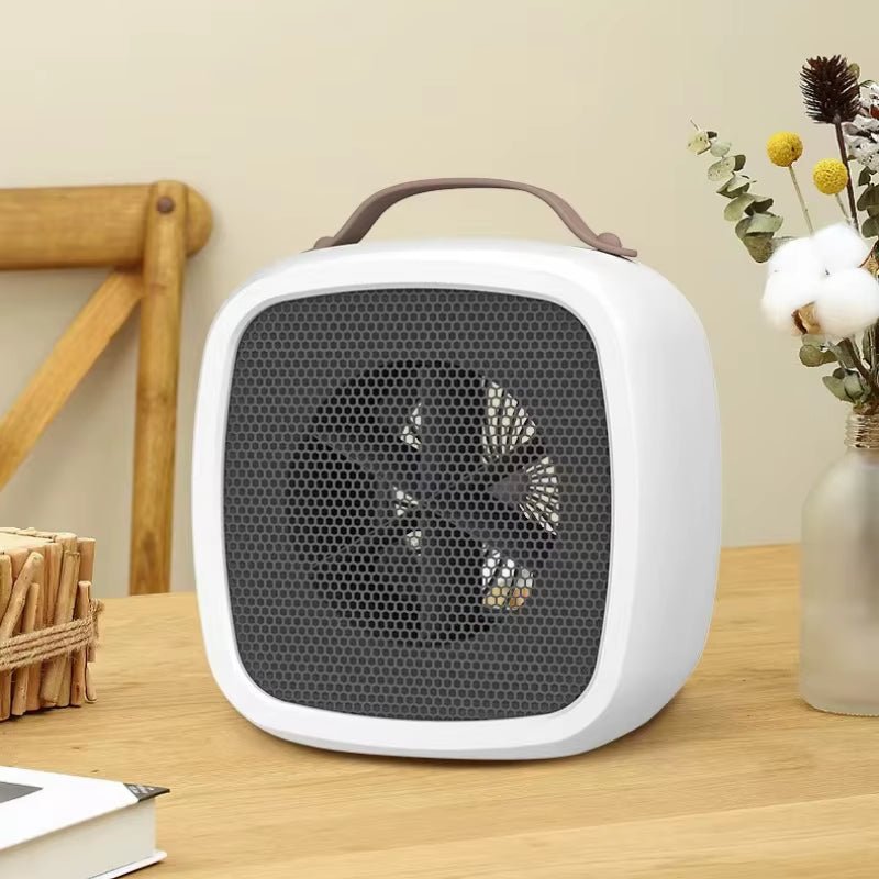 600W 220V High Power Electric Heater European Standard 2 Gear Adjustment Air Heaters Portable Winter Warmer Rapid Heating - FLUFFI