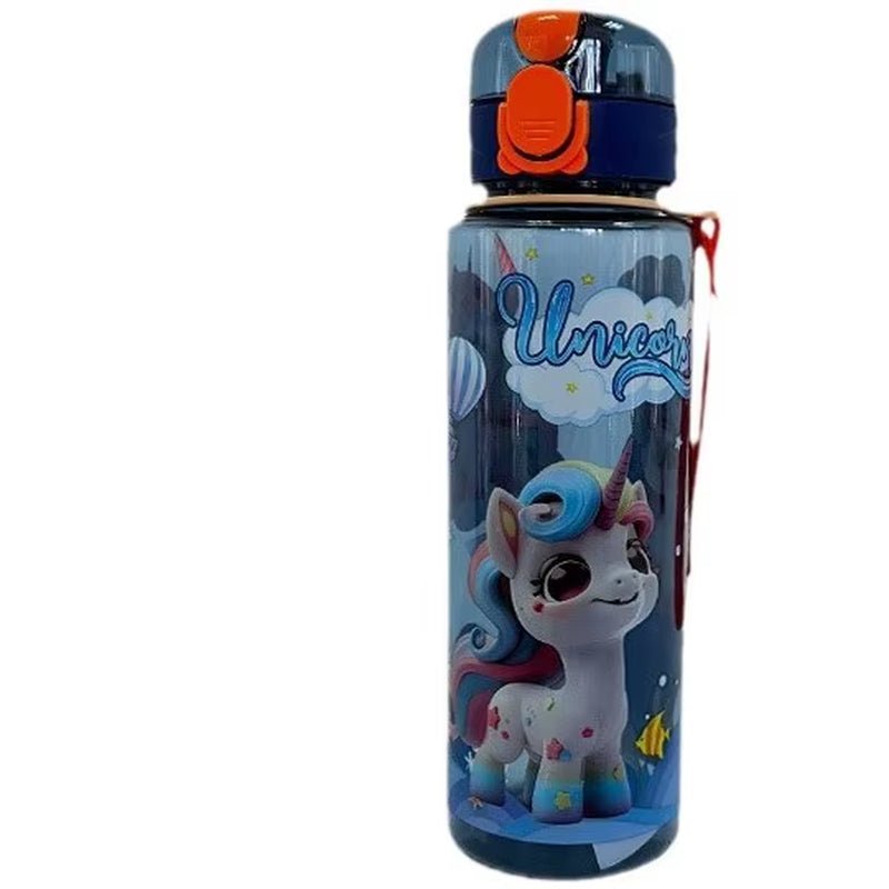 700Ml Cute & Durable Space Cup Bpa - Free Cute Unicorn Water Bottle Portable Water Bottle Flip Cup with Handle - FLUFFI
