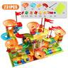 77 - 308PCS Marble Race Run Big Block Compatible City Building Blocks Funnel Slide Blocks DIY Big Bricks Toys for Children Gift - FLUFFI