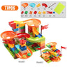 77 - 308PCS Marble Race Run Big Block Compatible City Building Blocks Funnel Slide Blocks DIY Big Bricks Toys for Children Gift - FLUFFI