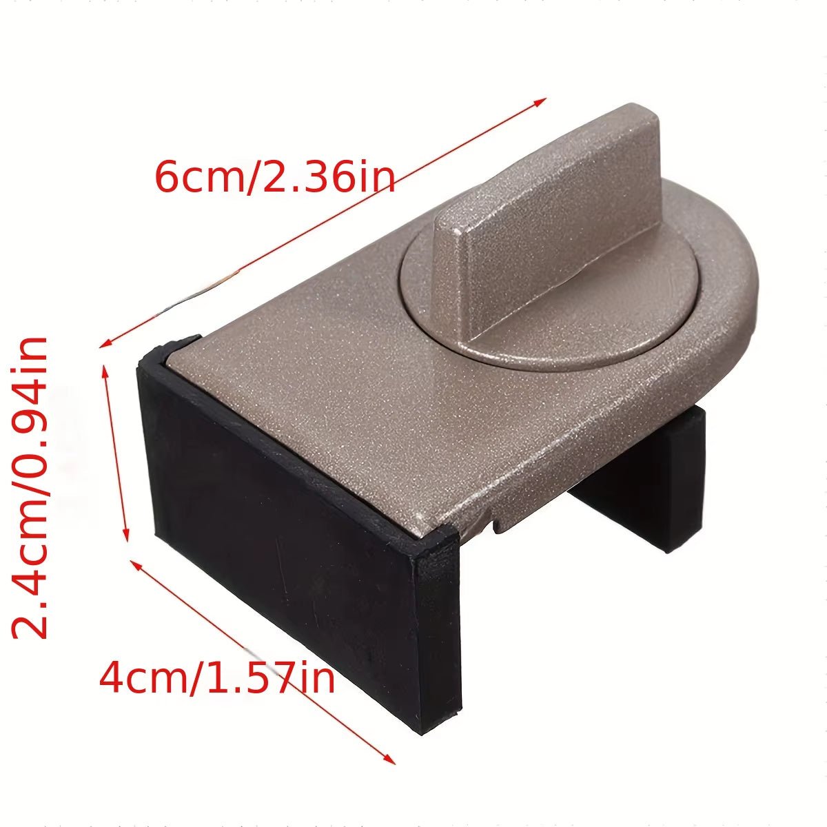 Aluminum Alloy Sliding Door and Window Safety Lock, Sliding Sash Stopper, Cabinet Locks Straps, Security Anti - Theft Lock - FLUFFI
