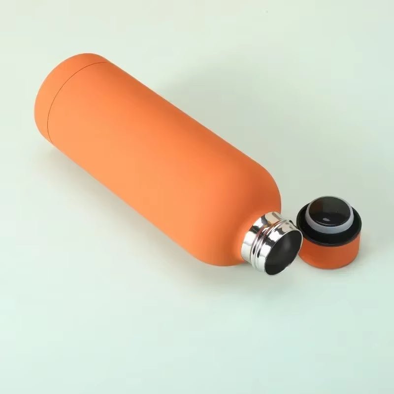 American Small Stainless Steel Thermos Cup Mini Sports Kettle Frosted Thermos Bottle - FLUFFI
