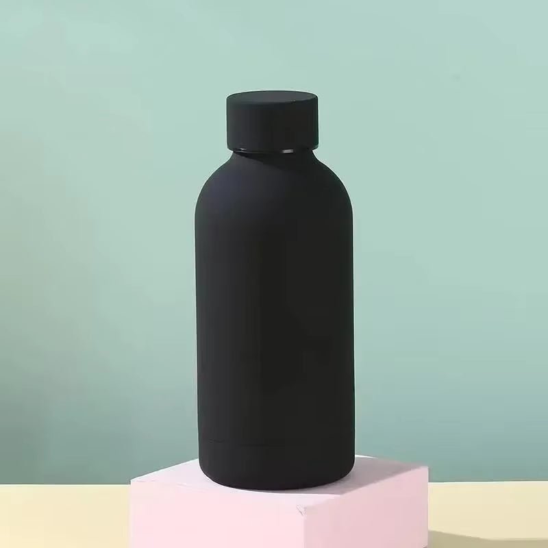 American Small Stainless Steel Thermos Cup Mini Sports Kettle Frosted Thermos Bottle - FLUFFI
