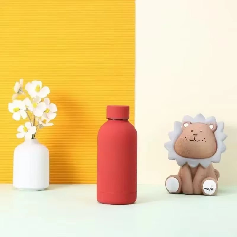 American Small Stainless Steel Thermos Cup Mini Sports Kettle Frosted Thermos Bottle - FLUFFI