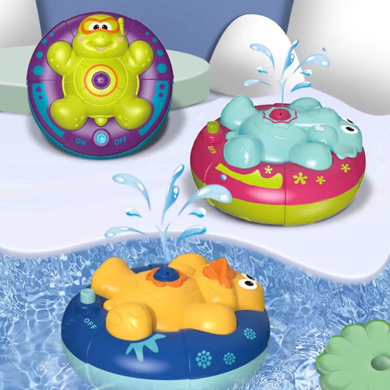 Animal Floats - Spray Bath Toys - Electric Rotation - FLUFFI