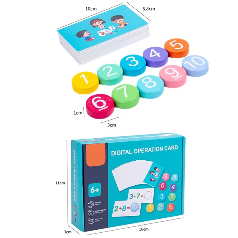 Arithmetic Card Matching Games | Early Educational - FLUFFI