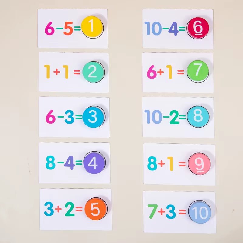 Arithmetic Card Matching Games | Early Educational - FLUFFI