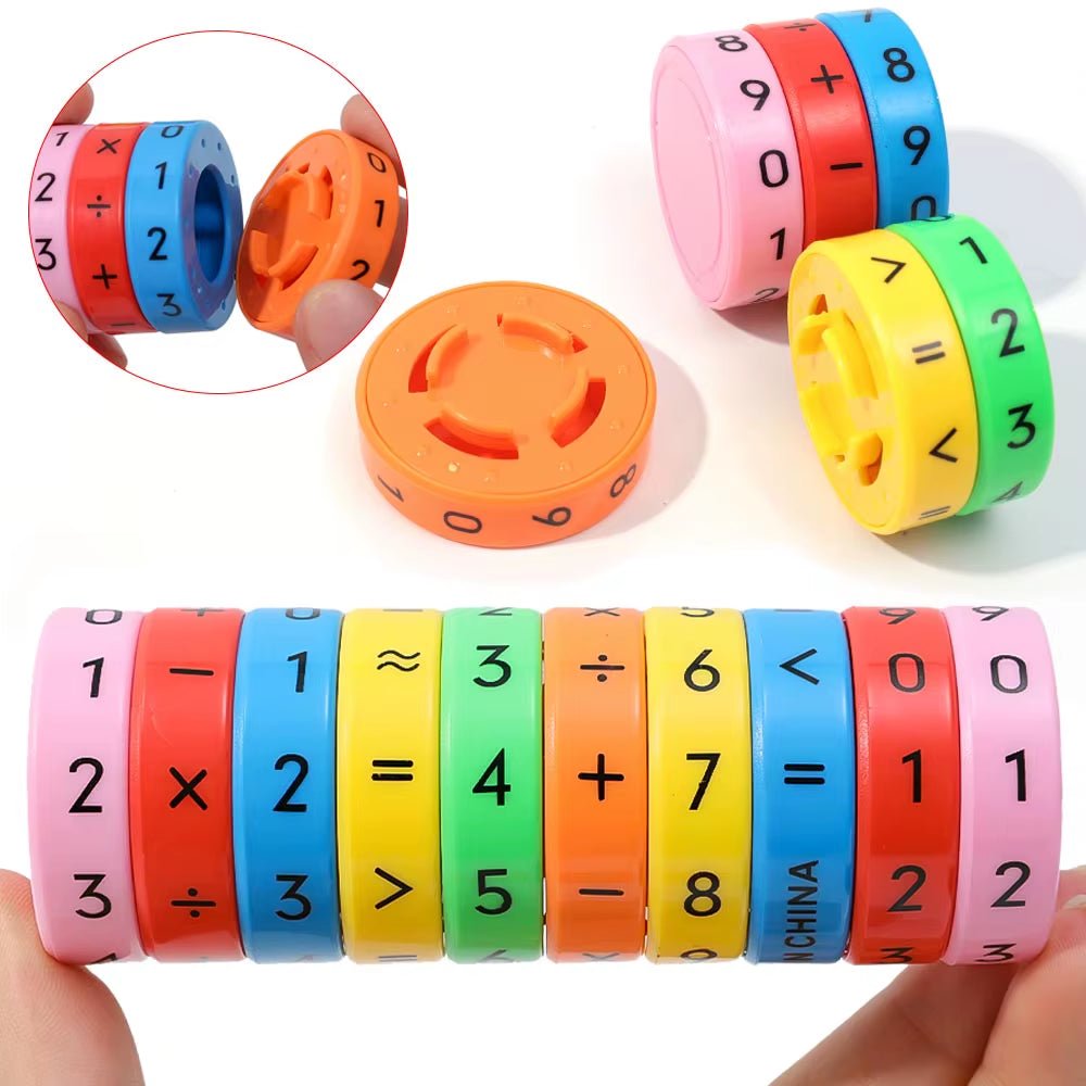 Arithmetic Cube - Detachable Cylindrical - Arithmetic Intelligence - FLUFFI
