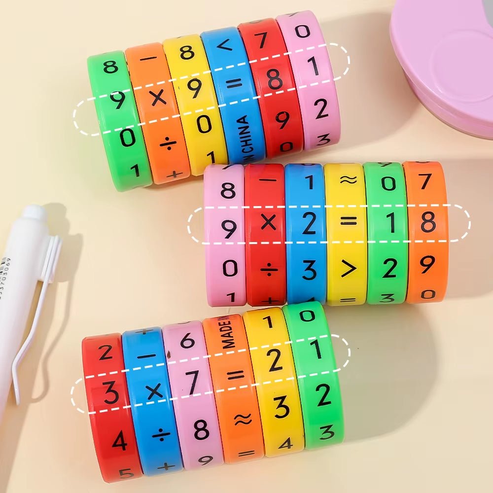 Arithmetic Cube - Detachable Cylindrical - Arithmetic Intelligence - FLUFFI