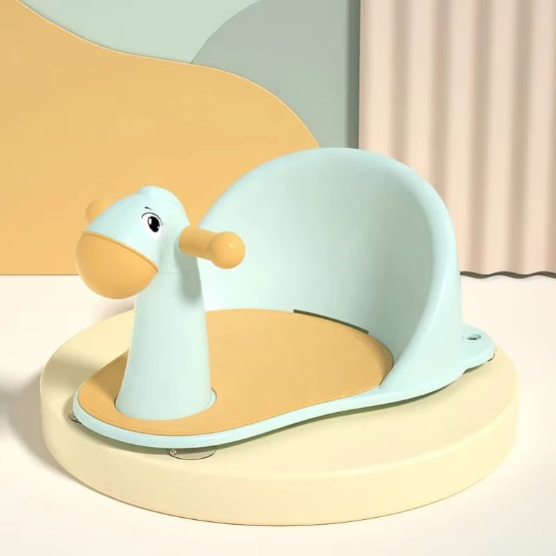 Baby Bath Seat Infant Bathtub Seat Chair for Toddler Shower Newborn Cute Bathing Seat Non - Slip Soft Mat for Babies 6 Months & Up - FLUFFI