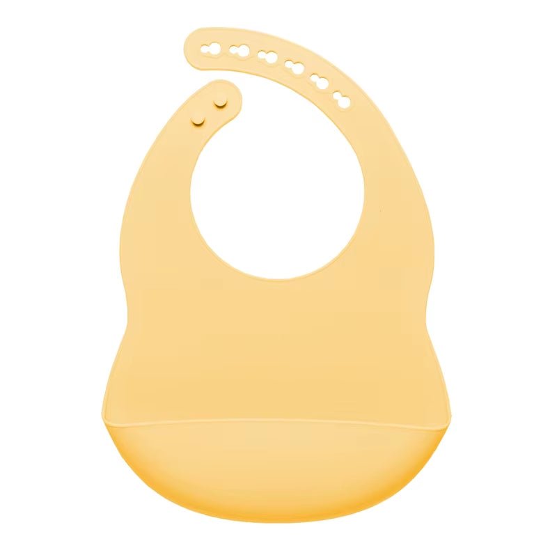 Baby Bib Adjustable Animal Picture Waterproof Saliva Dripping Bibs Soft Edible BPA Free Silicone Saliva Towel Drooling Baby Scar - FLUFFI