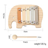 Baby Montessori Toy Cartoon Elephant Percussion Instrument Xylophone Toy Baby Early Sensory Educational Musical Instruments Gift - FLUFFI