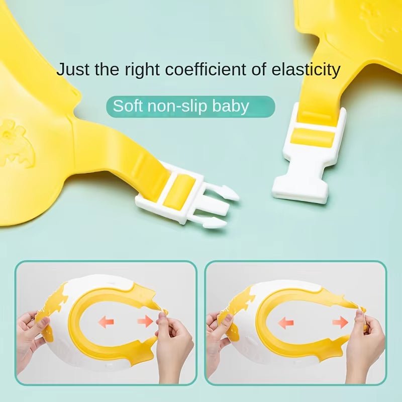 Baby Soft Rubber Waterproof Shampoo Cap, Children Shampoo Artifact, Baby Shampoo Cap Waterproof Ear Protector - FLUFFI
