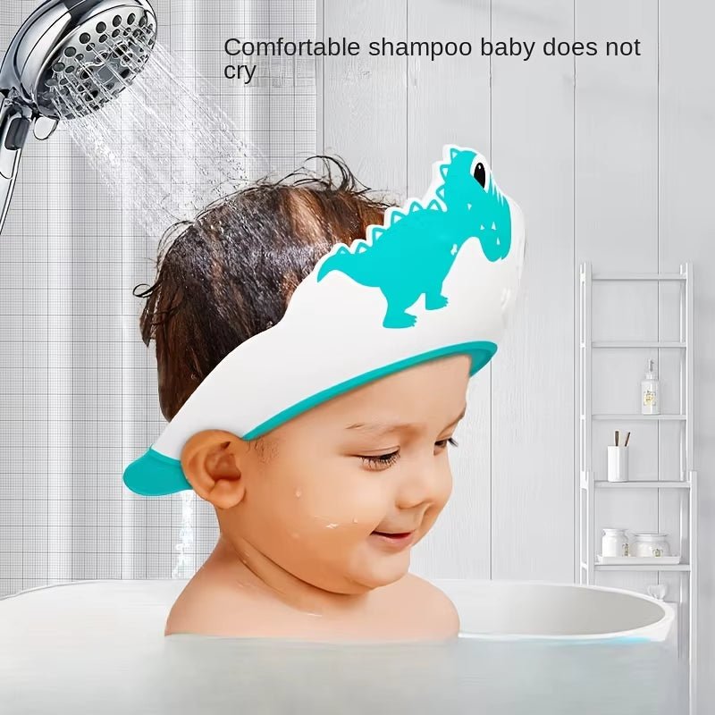 Baby Soft Rubber Waterproof Shampoo Cap, Children Shampoo Artifact, Baby Shampoo Cap Waterproof Ear Protector - FLUFFI