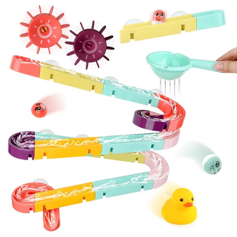 Bath Run Assembling Track - Bathroom Water Game - FLUFFI