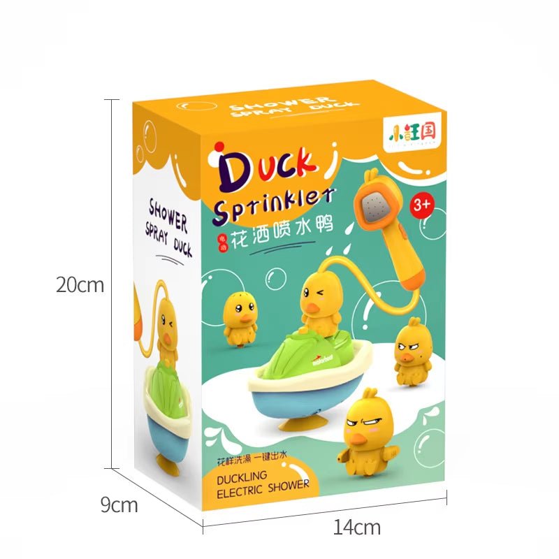 Bath Toy Water Spray Sprinkler Shower Set Duck Bathing Tub Toys for Kids Baby - FLUFFI