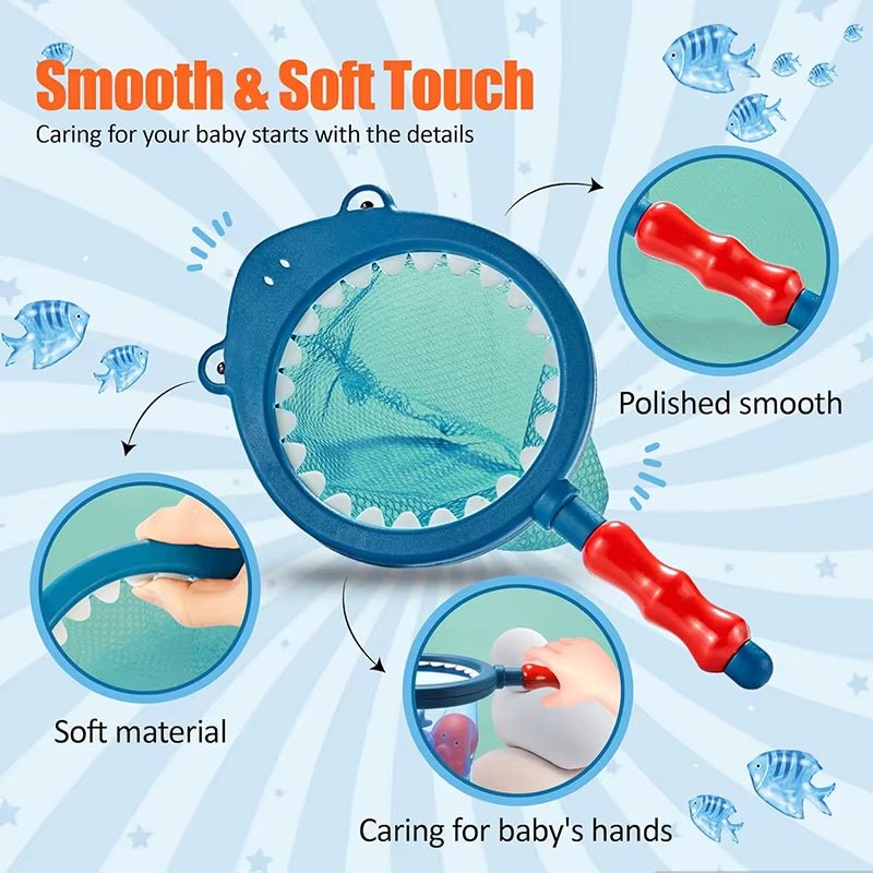 Bath Toys Take a Bath Paddle Catch Fish Game Toys Swimming Pool Parent - Child Interactive Catch Fish Game Toys Baby Toys - FLUFFI
