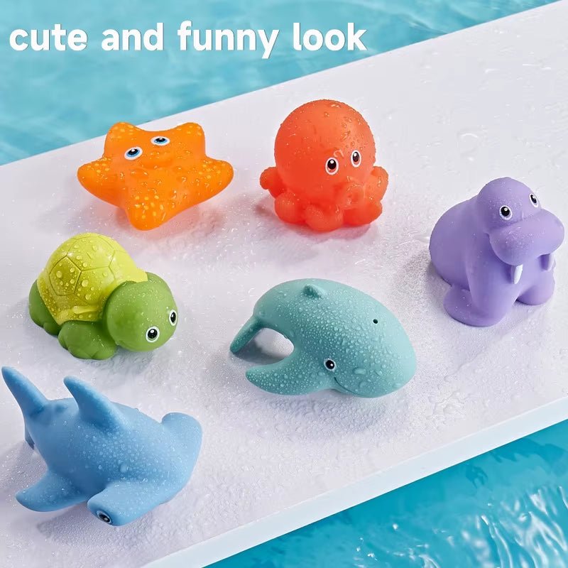 Bath Toys Take a Bath Paddle Catch Fish Game Toys Swimming Pool Parent - Child Interactive Catch Fish Game Toys Baby Toys - FLUFFI
