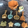 Beach Sand Toys Set with Dump Truck Car Toys for Toddlers Kids Outdoor Play Buckets Sand Shovels Animal Mold Sets Sandbox Toys - FLUFFI
