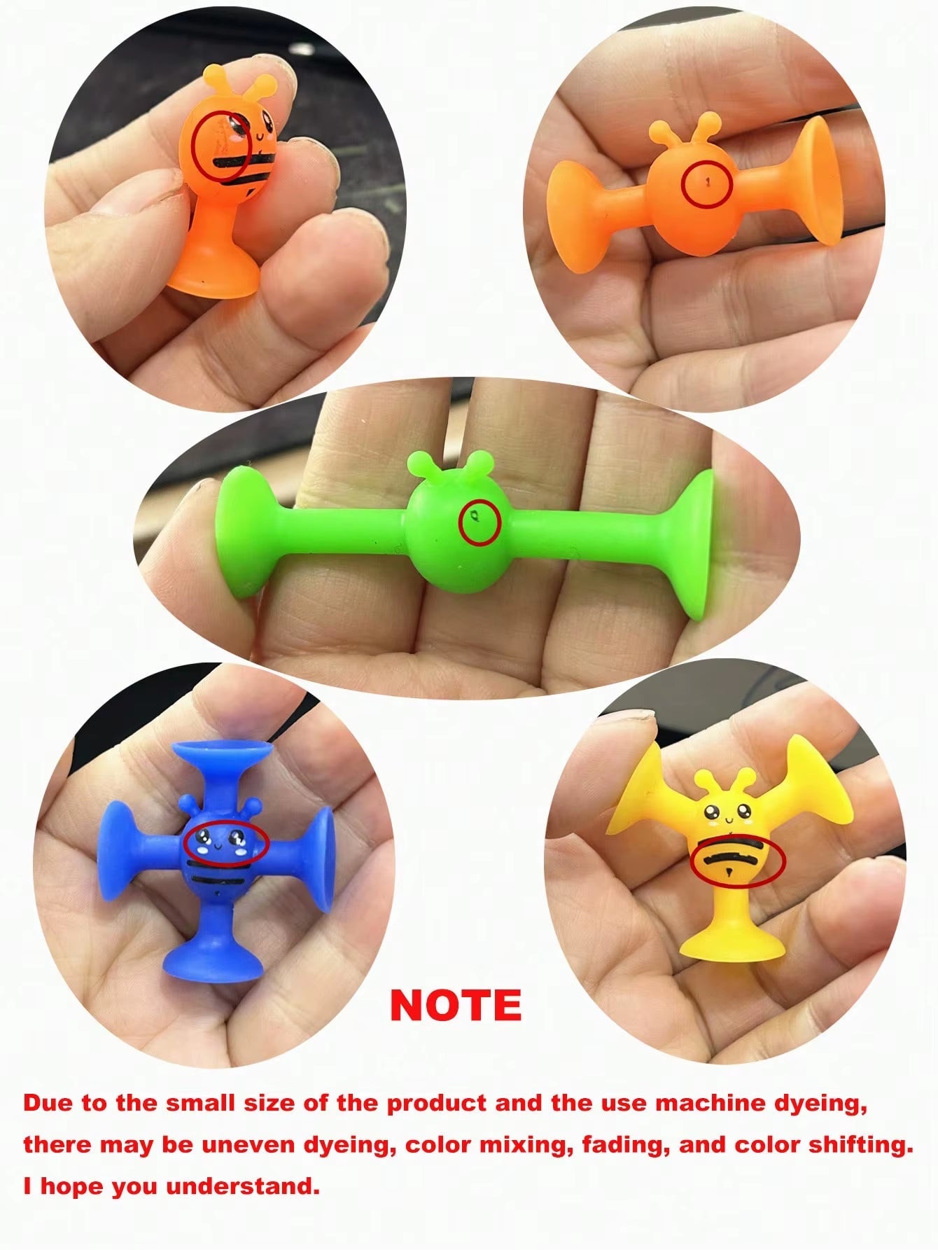 Bees Suction Cup Toy, Soft Building Blocks Pop Sucker,Small Throw Darts Set,Parent - Child Interactive Game - FLUFFI